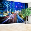 Fototapeta - miasto, noc, ulice