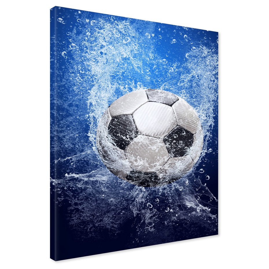 Obraz na płótnie - piłka, woda, sport