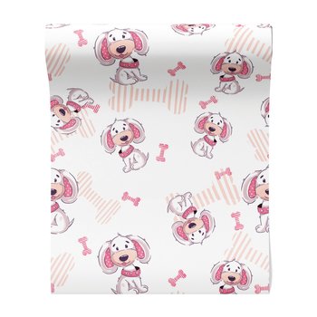 Tapeta - dziecięca, pies, kość,