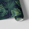Tapeta - liście, monstera, palmy