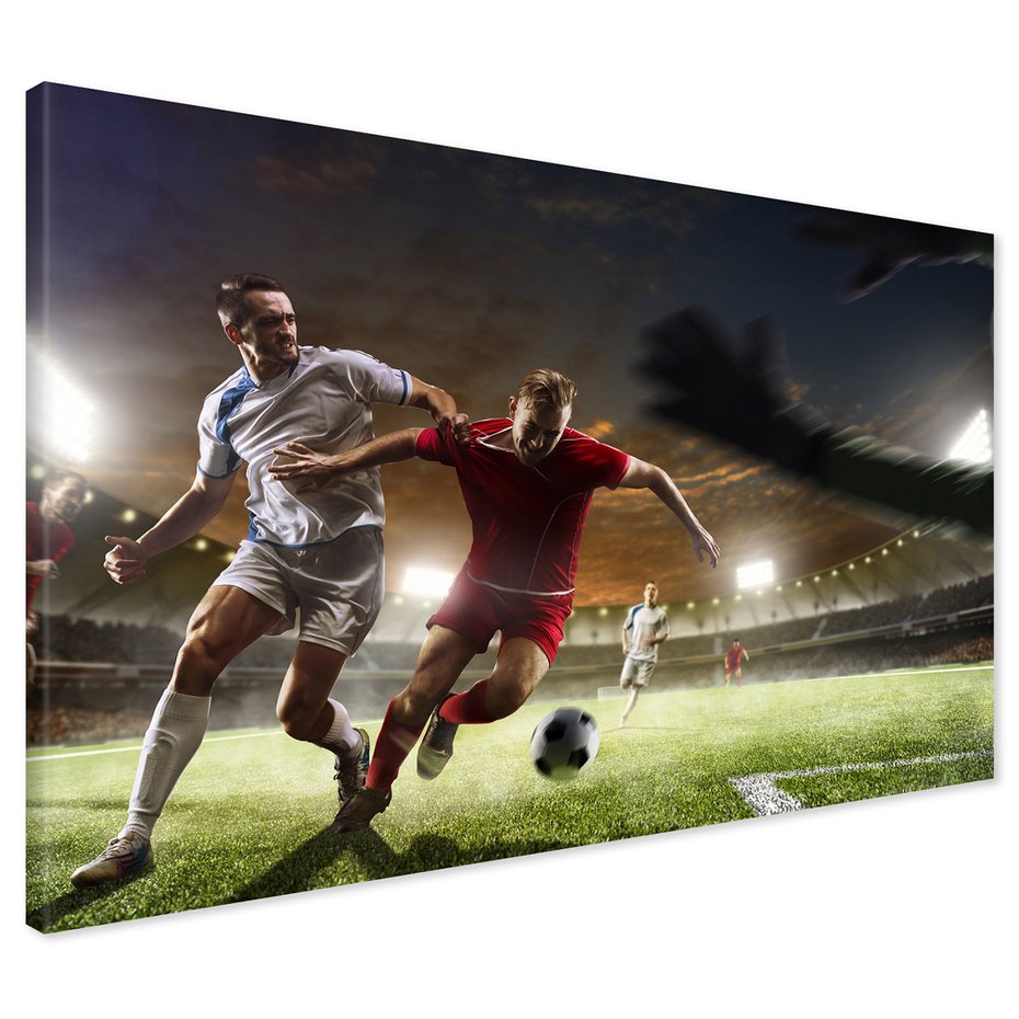 Obraz na płótnie - piłka nożna, sport, stadion