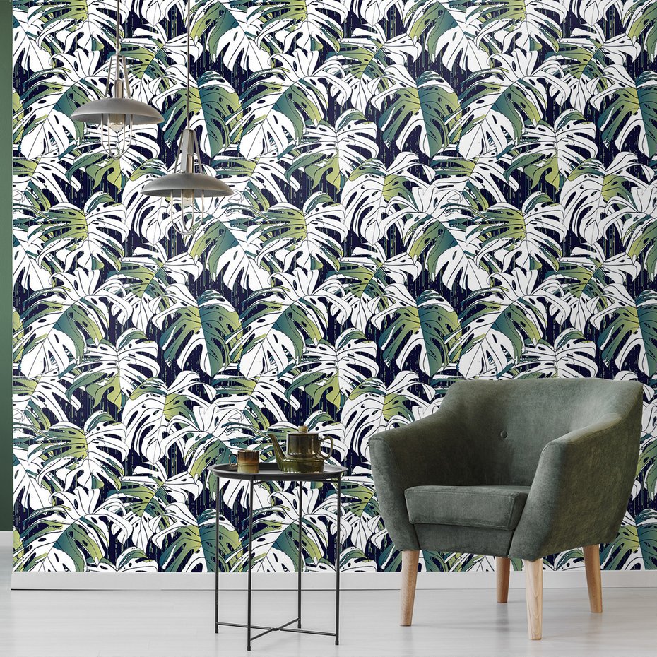 Tapeta - liście, monstera, natura