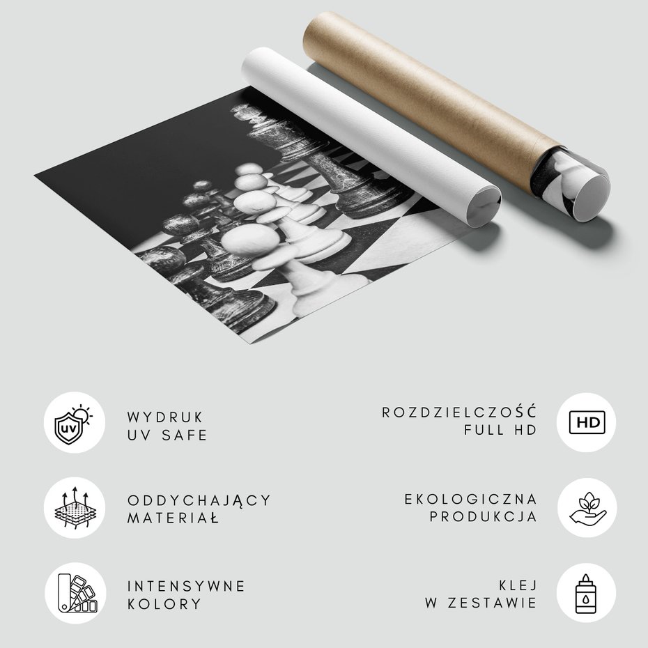 Fototapeta - szachy, gra, figury