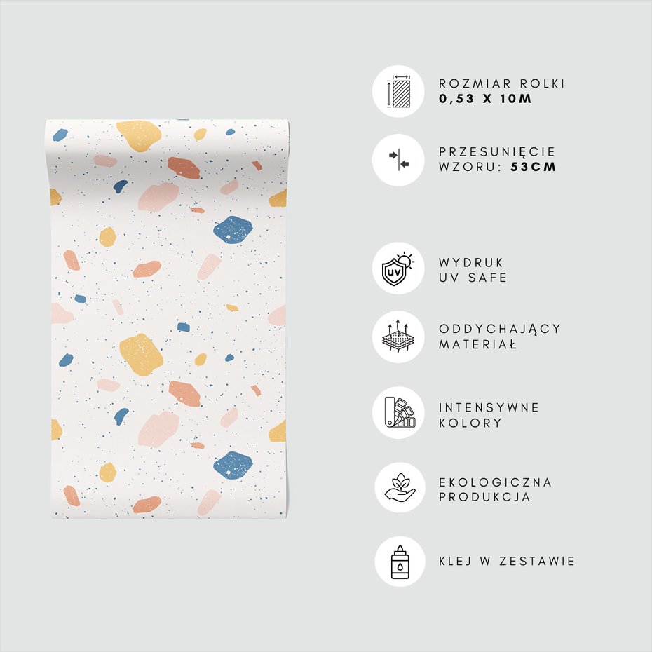 Tapeta - plamy, kropki, tło