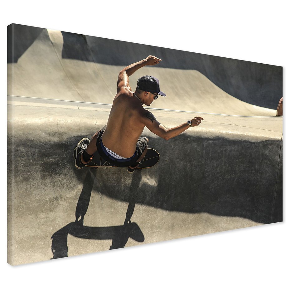 Obraz na płótnie - skatepark, sport, rampa