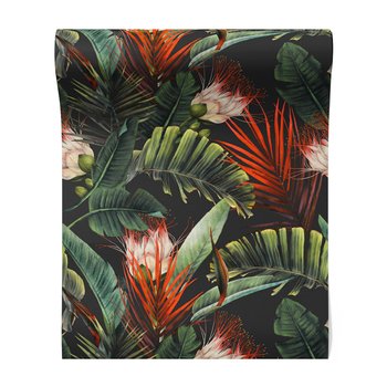 Tapeta - kwiaty, liście, tropiki