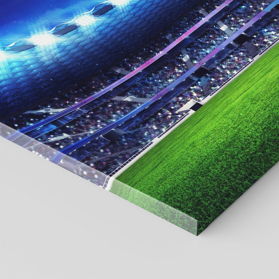 Obraz na płótnie - stadion, trawa, kibice
