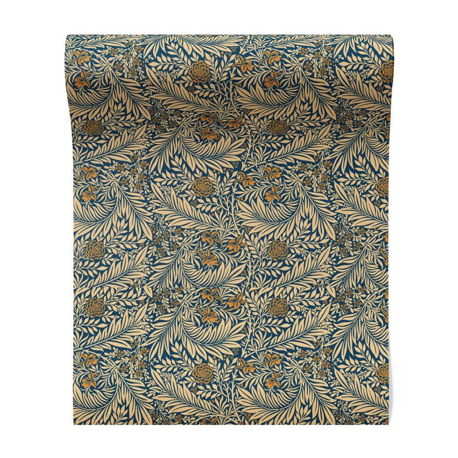 Tapeta - kwiaty, liście, ornamenty