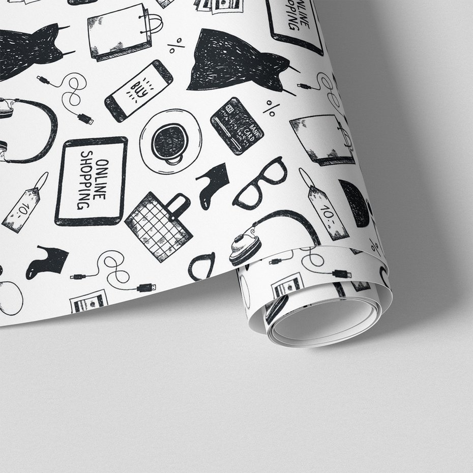 Tapeta - zakupy, moda, pieniądze