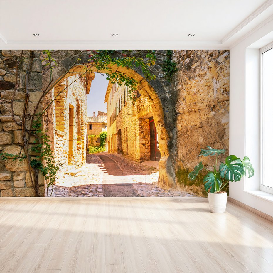 Fototapeta - uliczka, miasto, kamień