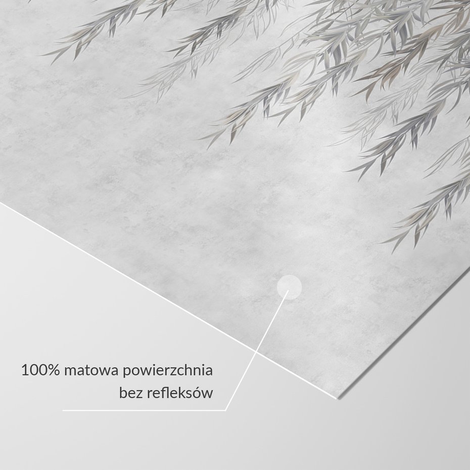 Fototapeta - beton, wiszące, liście