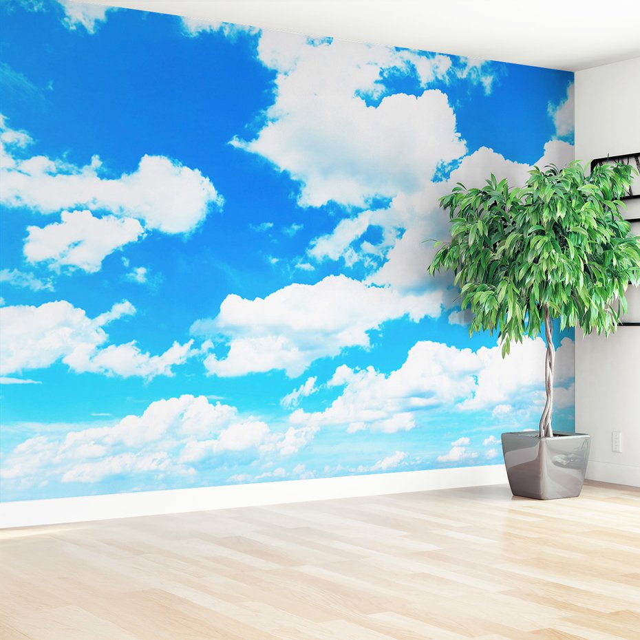 Fototapeta - niebo, chmury, błękitne