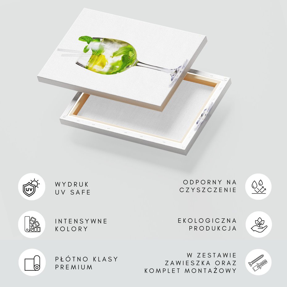 Obraz na płótnie - koktajl, napój, drink