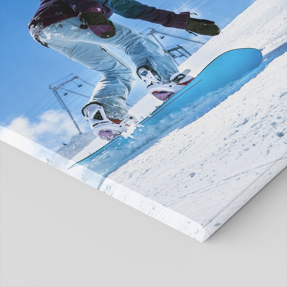 Obraz na płótnie - snowboard, zima, sport