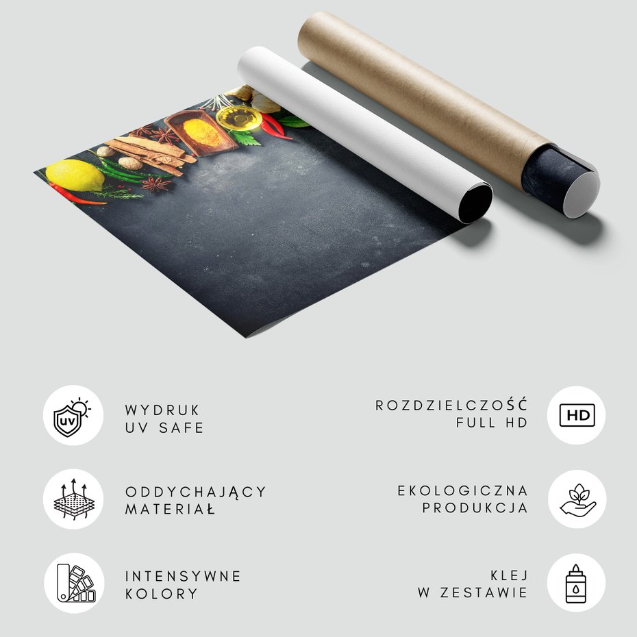 Fototapeta - jedzenie, przyprawy, składniki