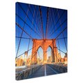 Obraz na płótnie - most, miasto, niebo