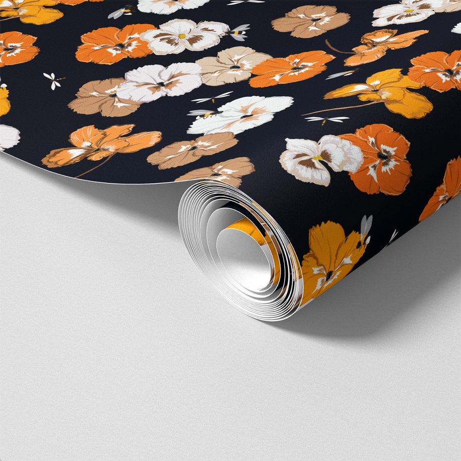 Tapeta - kwiaty, owady, natura