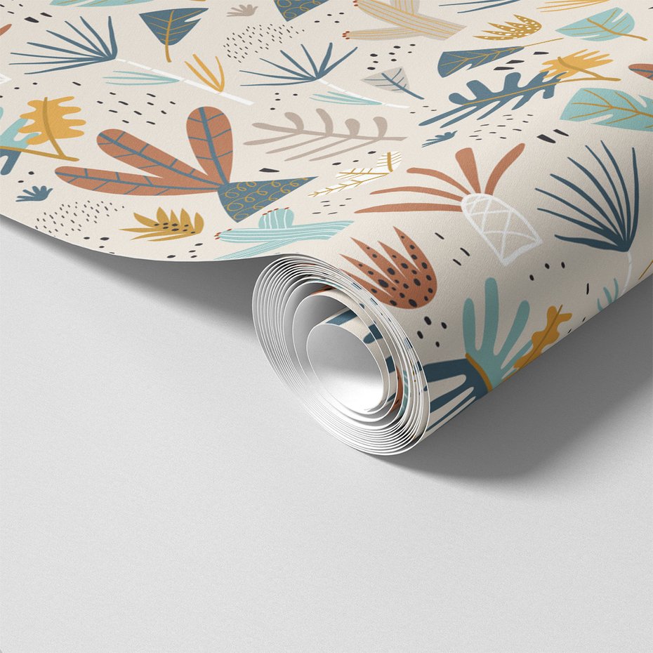 Tapeta - liście, rośliny, abstrakcja