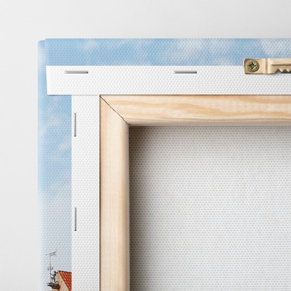 Obraz na płótnie - Kopenhaga, kanał, łodzie