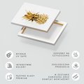 Obraz na płótnie - ananas, złoty, owoc