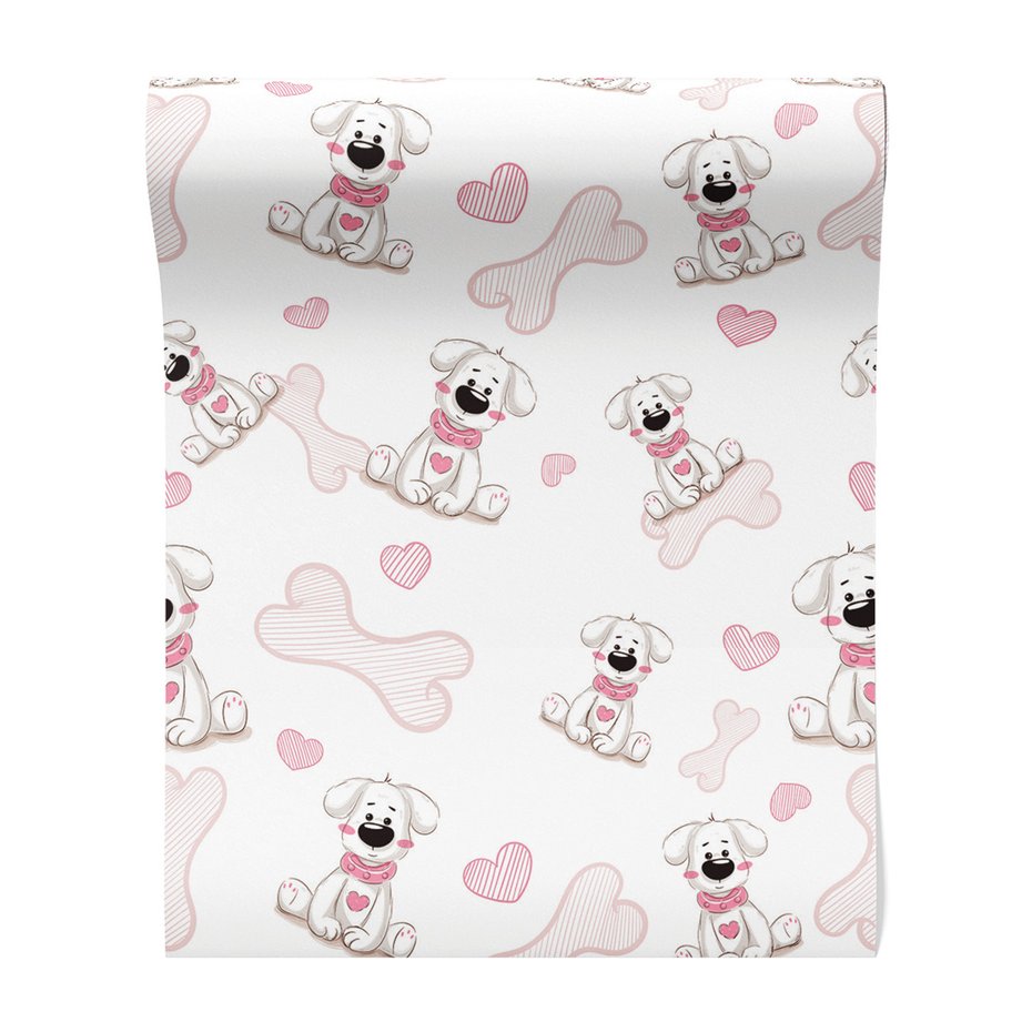 Tapeta - dziecięca, pieski, kości,