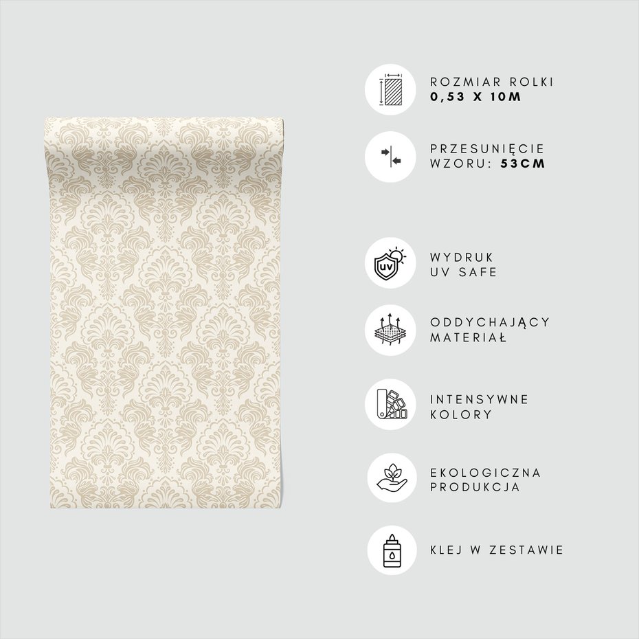 Tapeta - ornament, dekoracja, elegancja