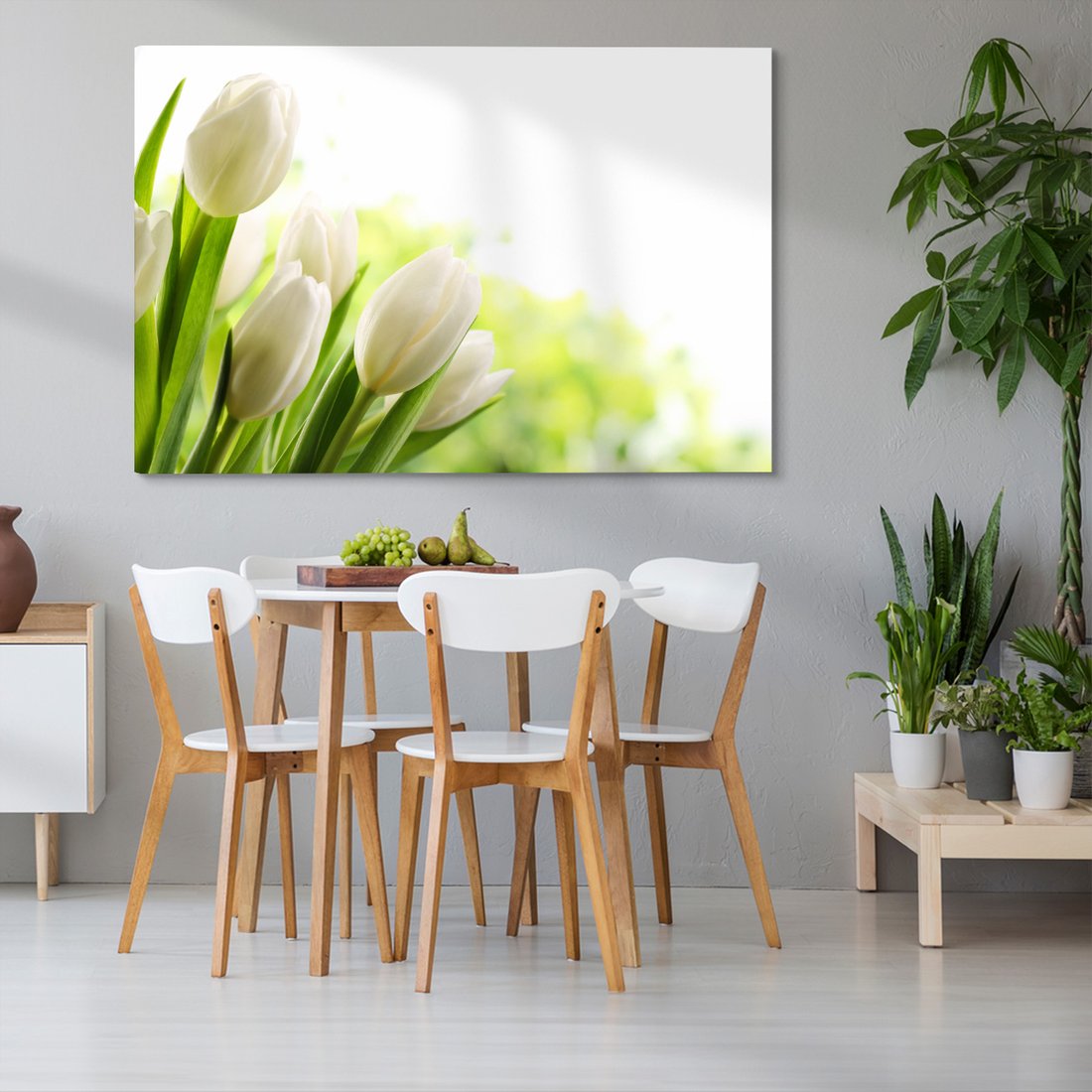 Obraz na płótnie - tulipany, kwiaty, wiosna
