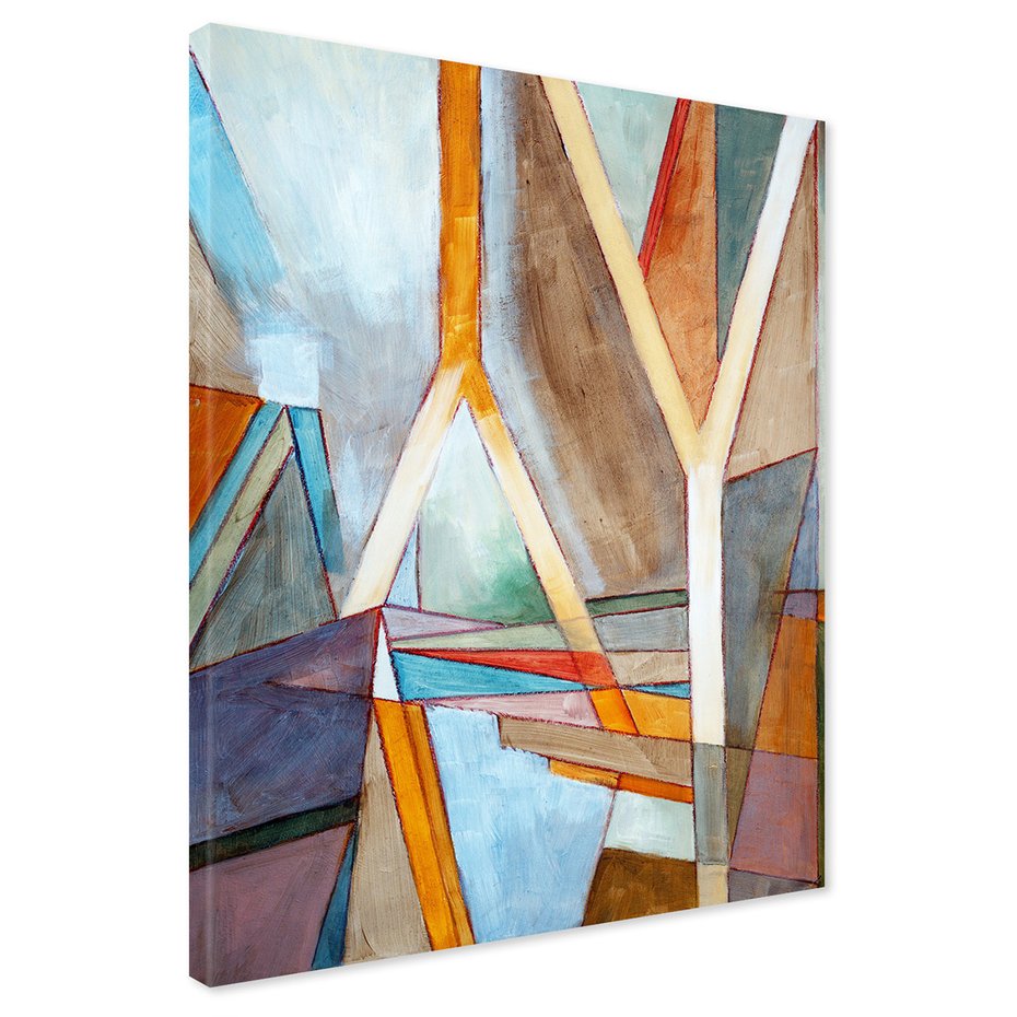 Obraz na płótnie - abstrakcja, geometria, kolory