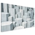 Obraz na płótnie - beton, sześcian, abstrakcja