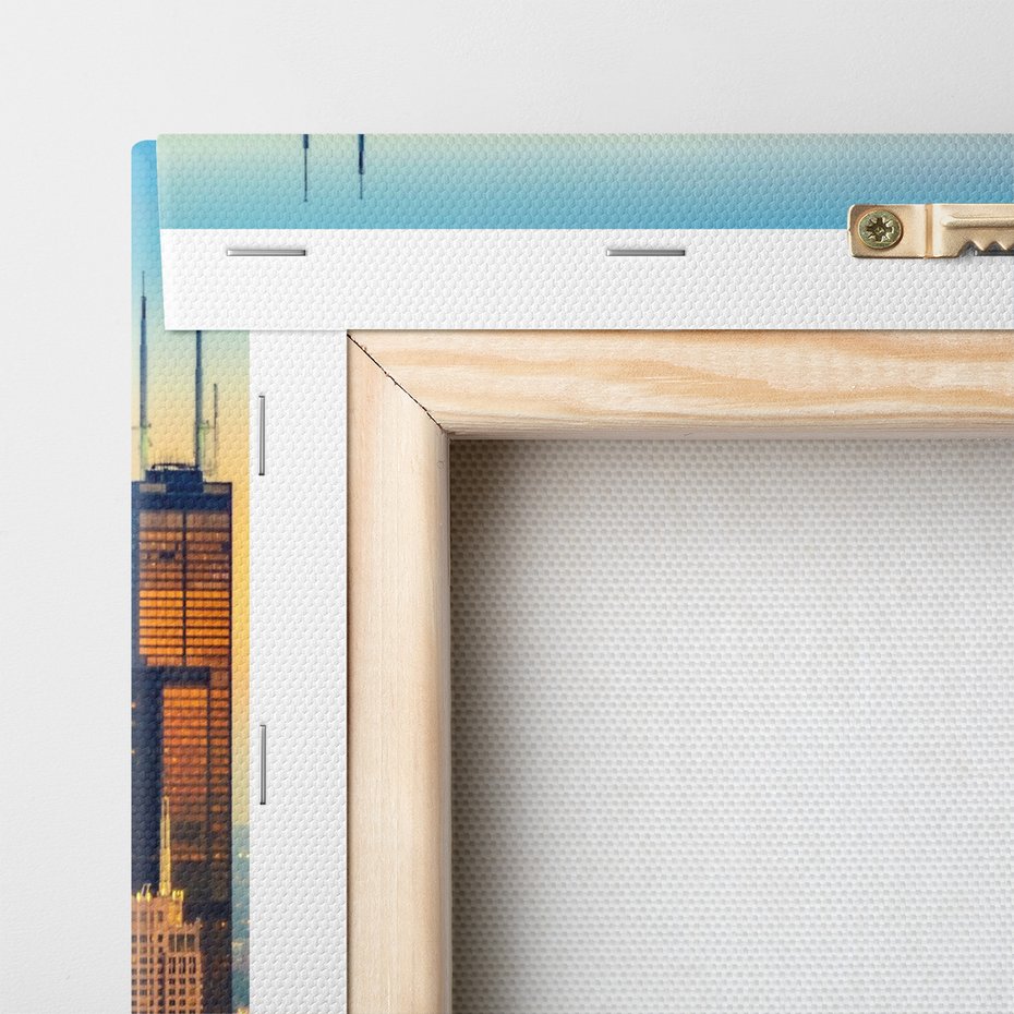 Obraz na płótnie - miasto, drapacze chmur, panorama