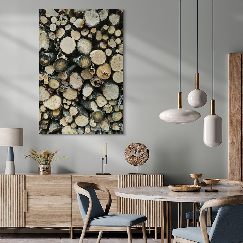 Obraz na płótnie - drewno, pnie, kora