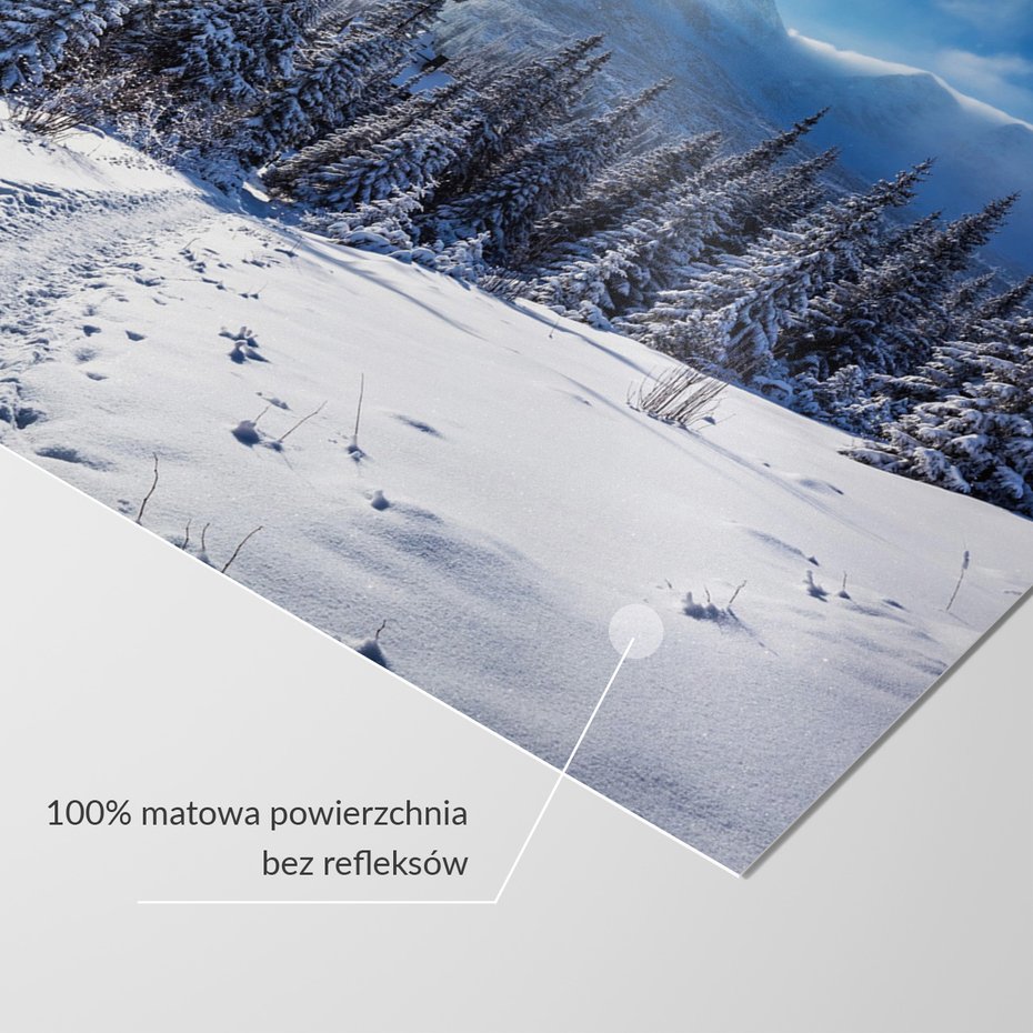 Fototapeta - zima, śnieg, góry