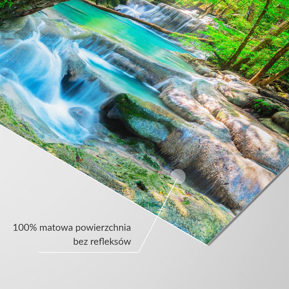 Fototapeta - wodospad, las, natura