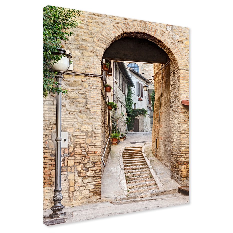 Obraz na płótnie - uliczka, miasto, architektura