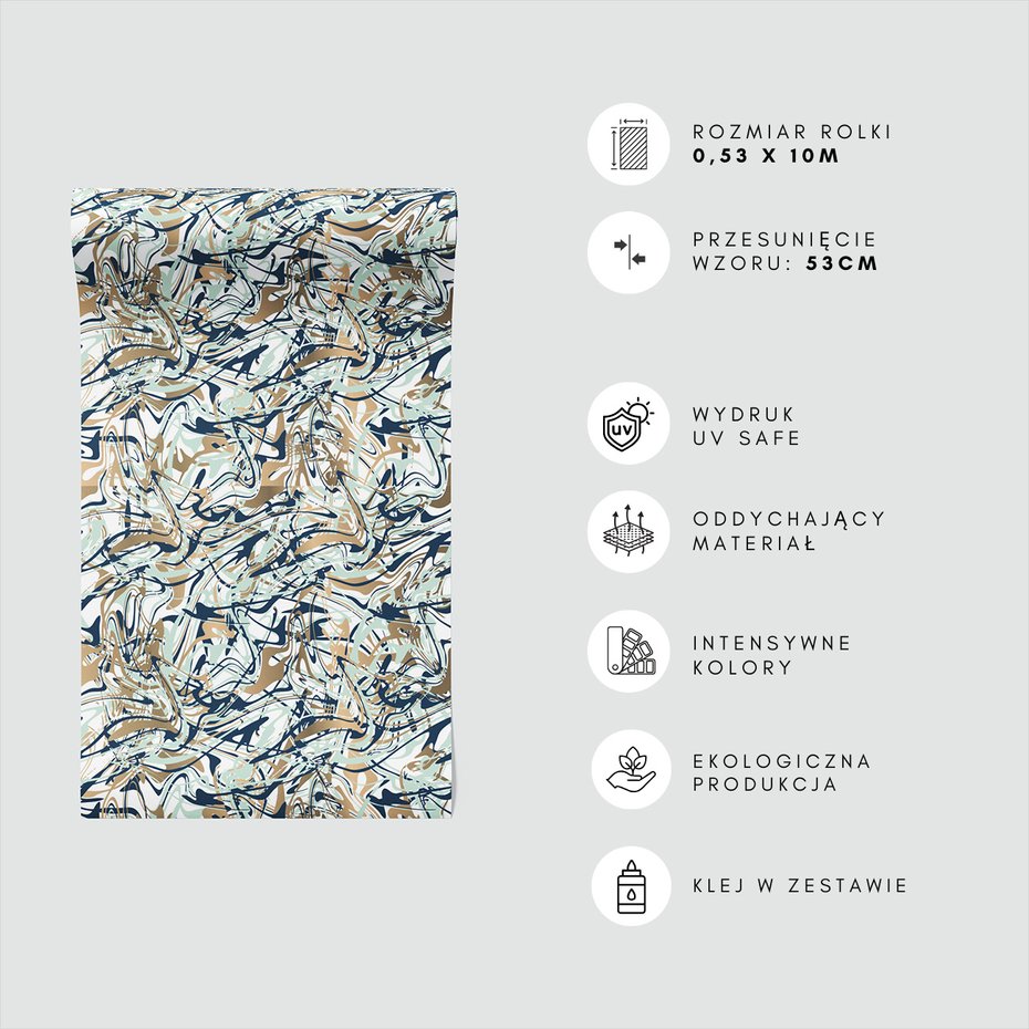 Tapeta - abstrakcja, linie, płynność