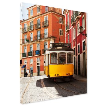 Obraz na płótnie - tramwaj, miasto, ulica