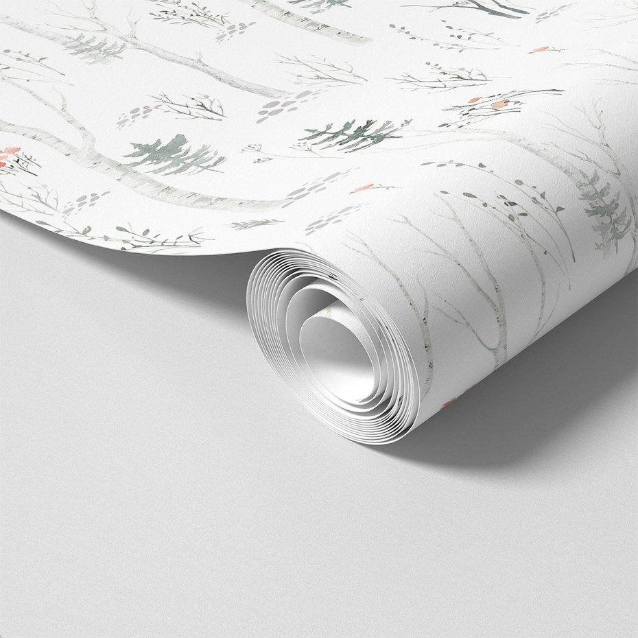 Tapeta - drzewa, brzozy, las