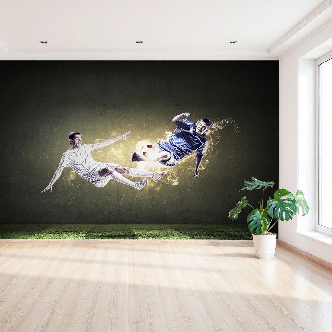 Fototapeta - piłka nożna, sport, gracze