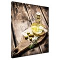 Obraz na płótnie - oliwa, oliwki, drewno