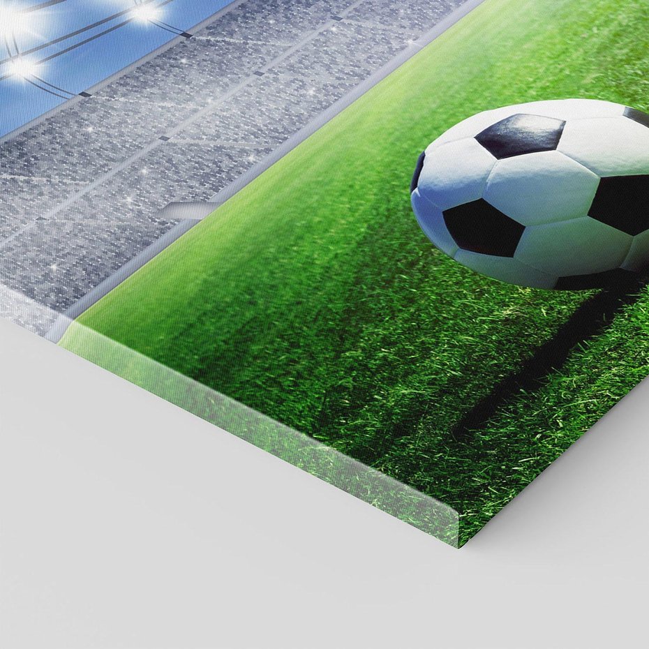 Obraz na płótnie - stadion, piłka nożna, trawa
