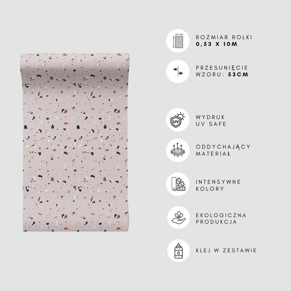 Tapeta - ziarno, lastryko, tekstura