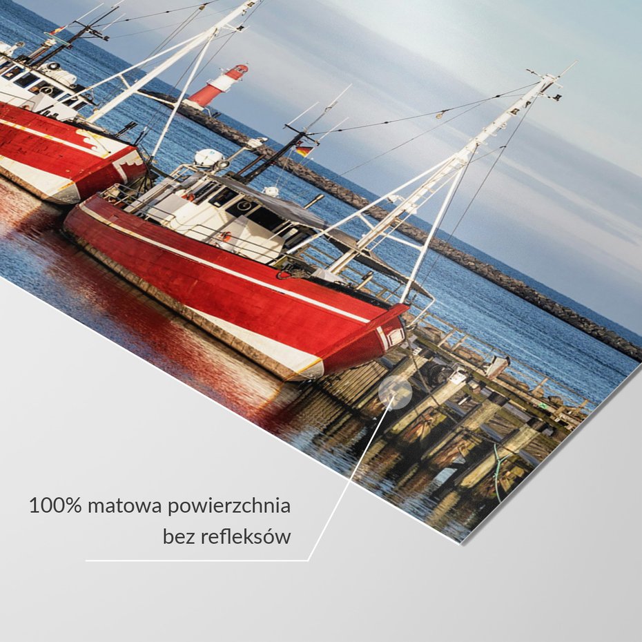 Fototapeta - łodzie, morze, port