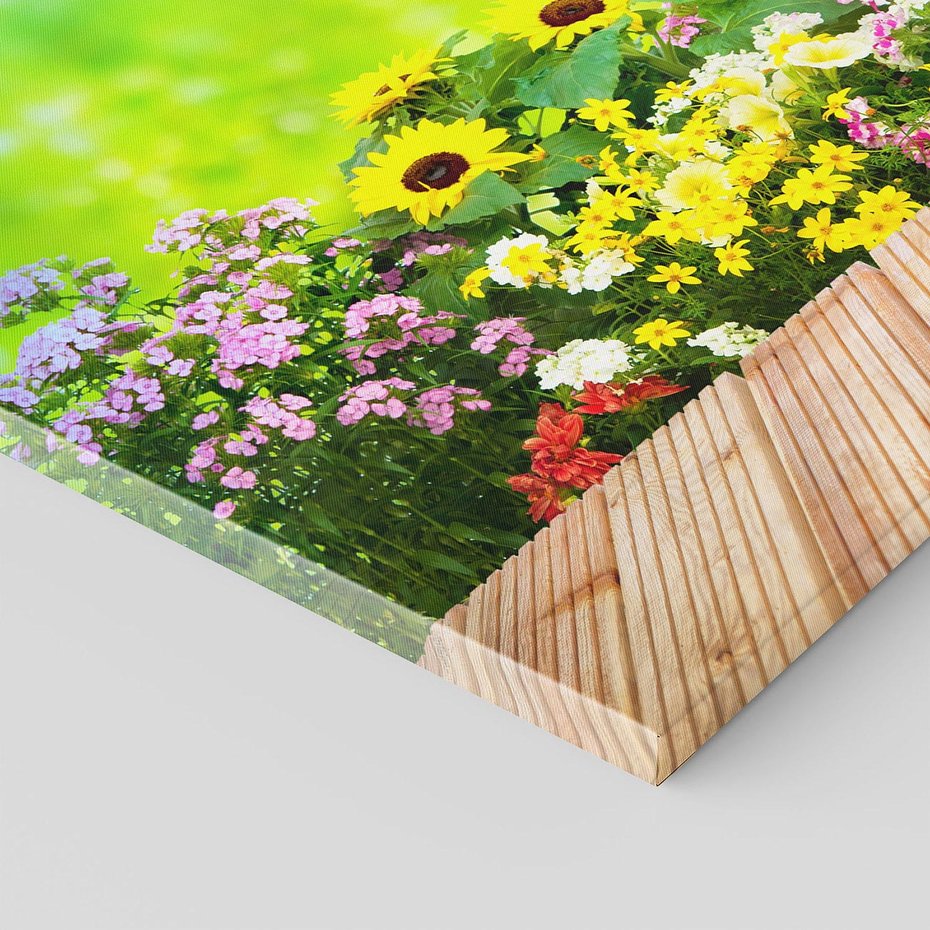 Obraz na płótnie - kwiaty, słoneczniki, ogród