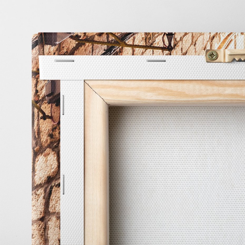 Obraz na płótnie - uliczka, schody, miasto