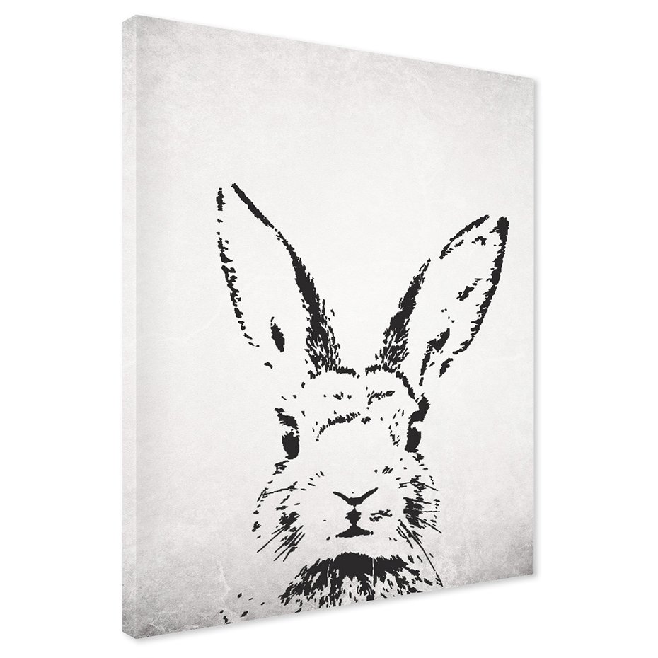 Obraz na płótnie - królik, zwierzę, portret