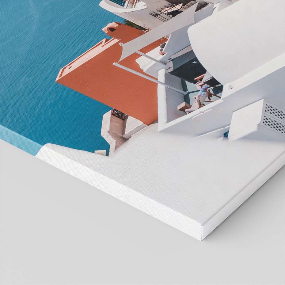 Obraz na płótnie - Santorini, Grecja, morze