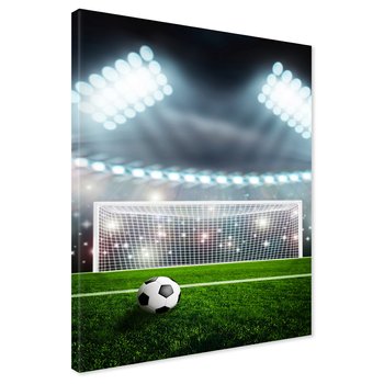 Obraz na płótnie - piłka, nożna, bramka