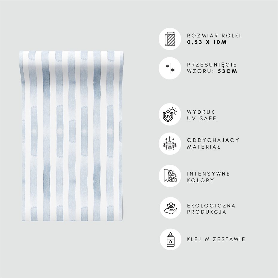 Tapeta - linie, paski, akwarela