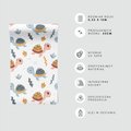 Tapeta - dziecięca, żółwie, tło, wzory