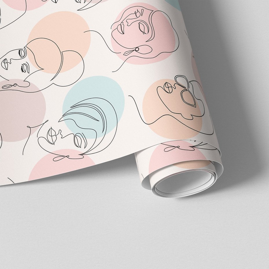 Tapeta - portrety, kobiety, abstrakcja